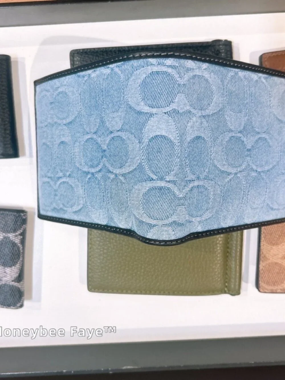 Coach 3-In-1 Wallet In Loved Signature Denim CEC02 Light Indigo